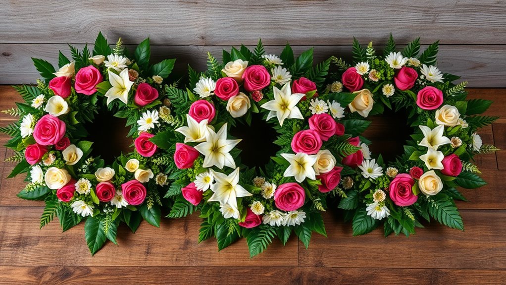affordable funeral wreath options