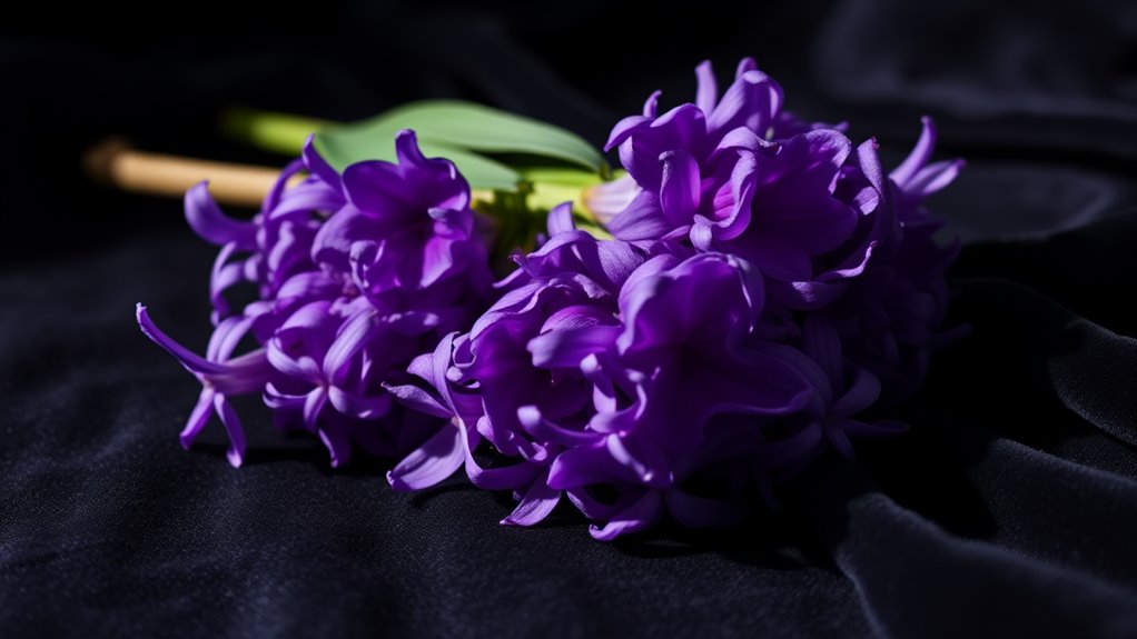 hyacinths symbolize mourning rituals