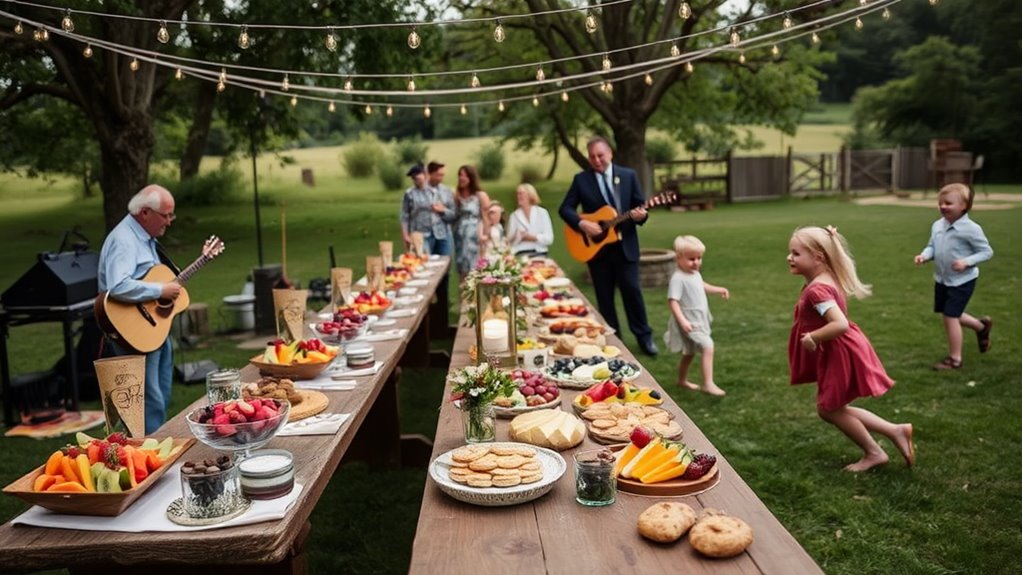 organize snacks and games